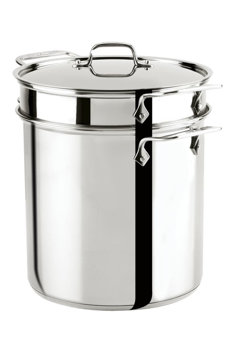 Stainless Steel 12-Quart Multi Pot with Lid, Alternate, color, STAINLESS