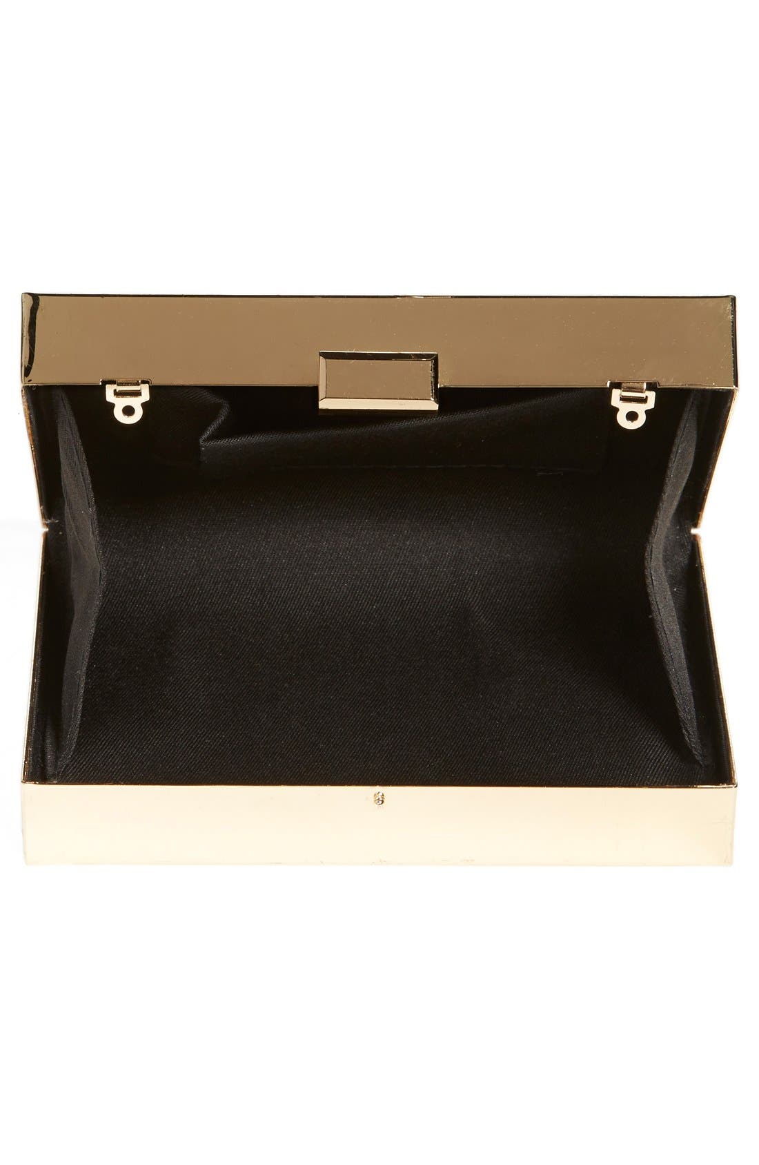 Natasha Couture 'Stardust' Box Clutch, Alternate, color, BLUE MULTI