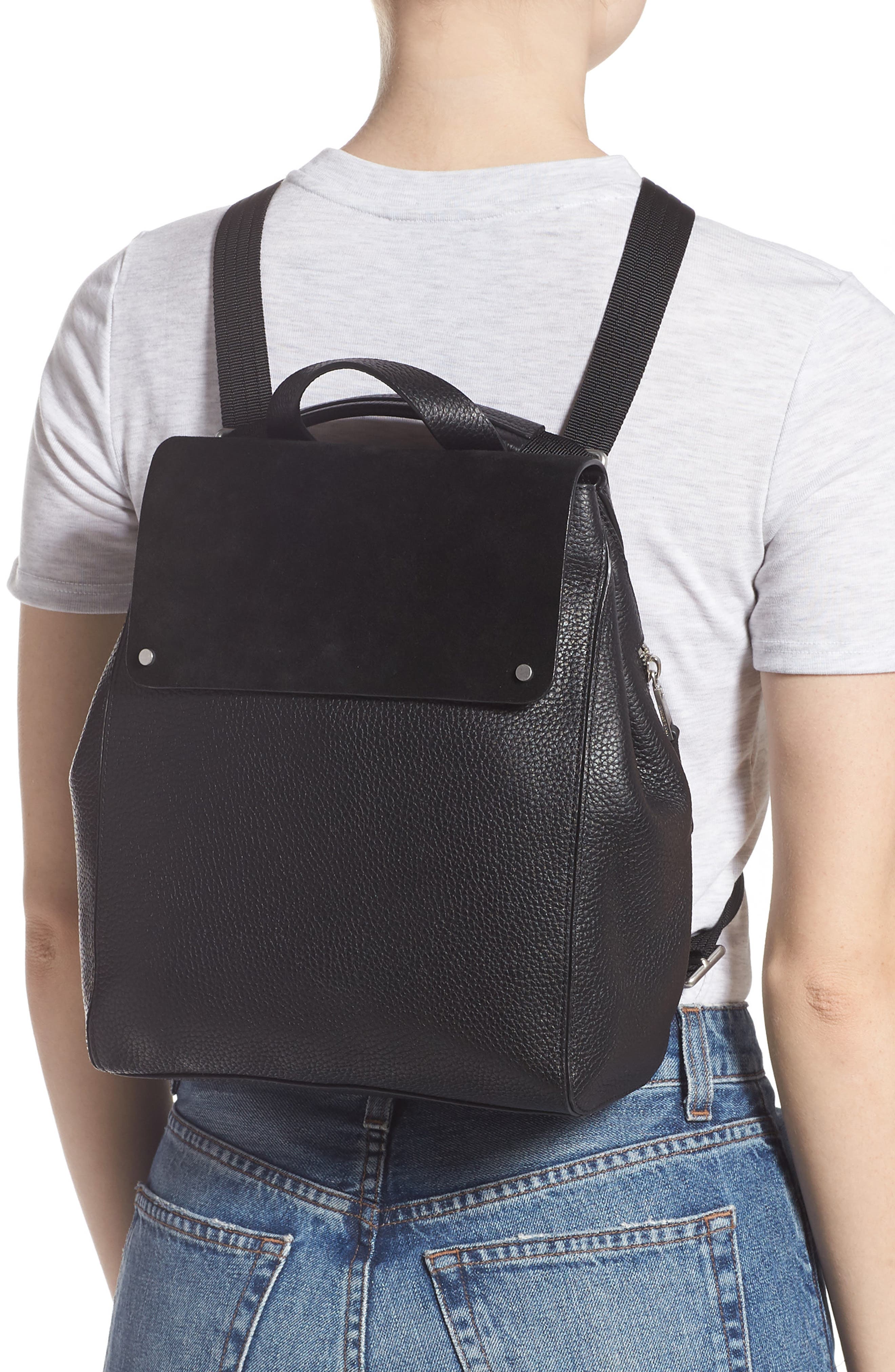 Treasure & Bond Amari Convertible Leather Backpack, Alternate, color, 