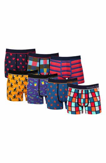UNSIMPLY STITCHED 7-Pack Assorted Stretch Cotton Trunks