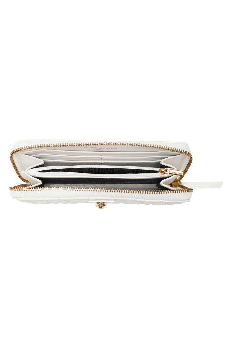 Brixton Zip Wallet, Alternate, color, WHITE