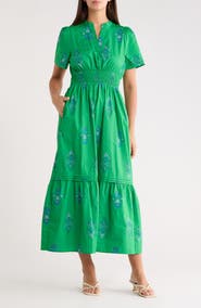 SUGARLIPS Lara Floral Print A-Line Dress