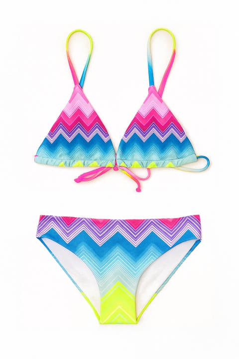 Chevron Printed Bikini
