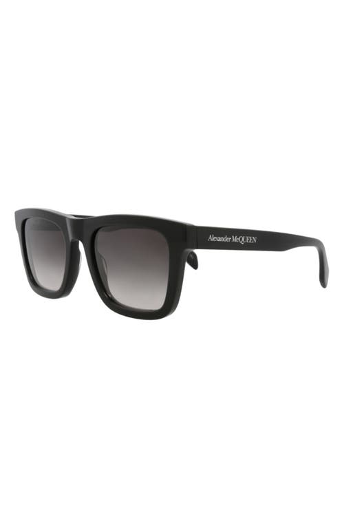 Alexander Mcqueen Mcqueen 54mm Square Sunglasses In Black