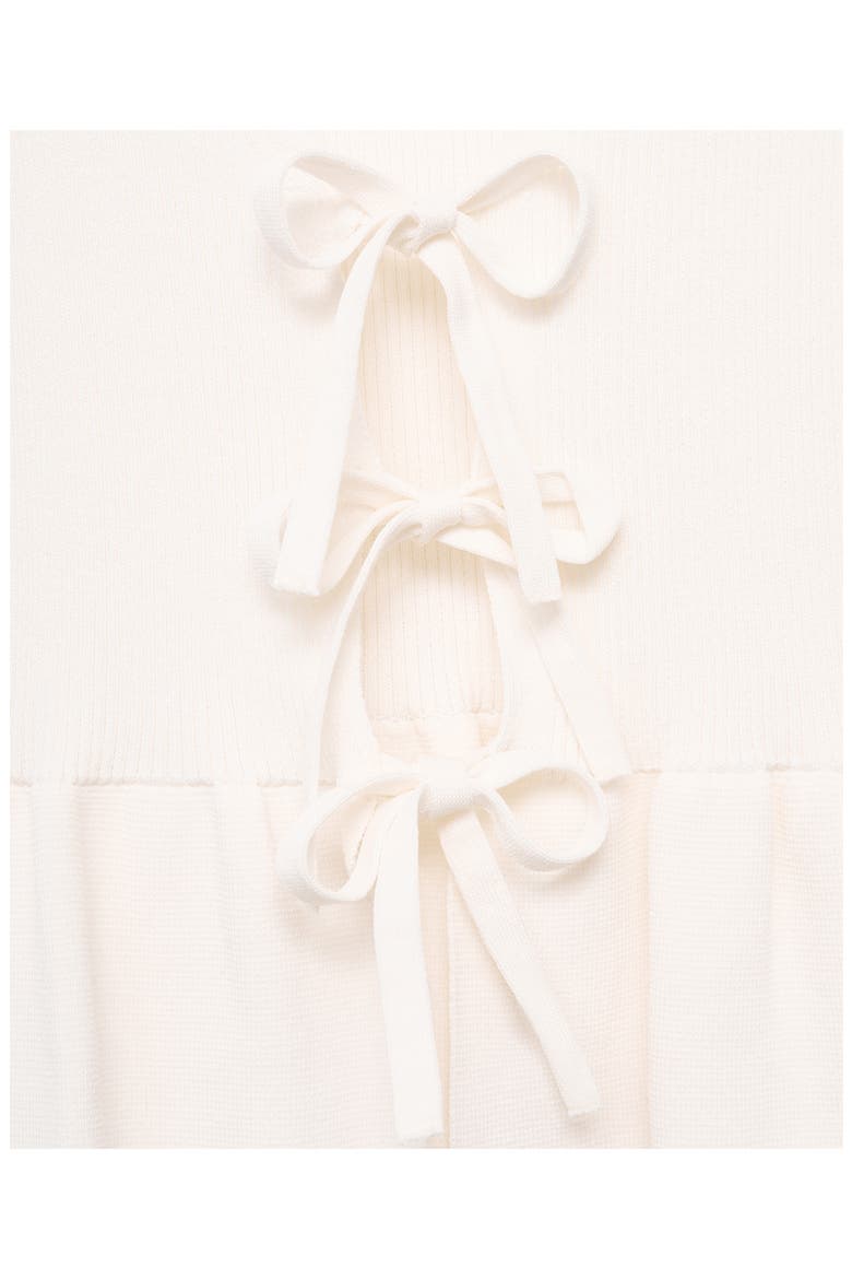 Parise Tie Front Sleeveless Sweater, Alternate, color, WHITE