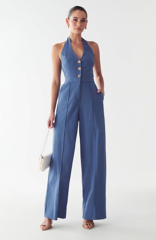 Bwldr Amie Jumpsuit In Blue