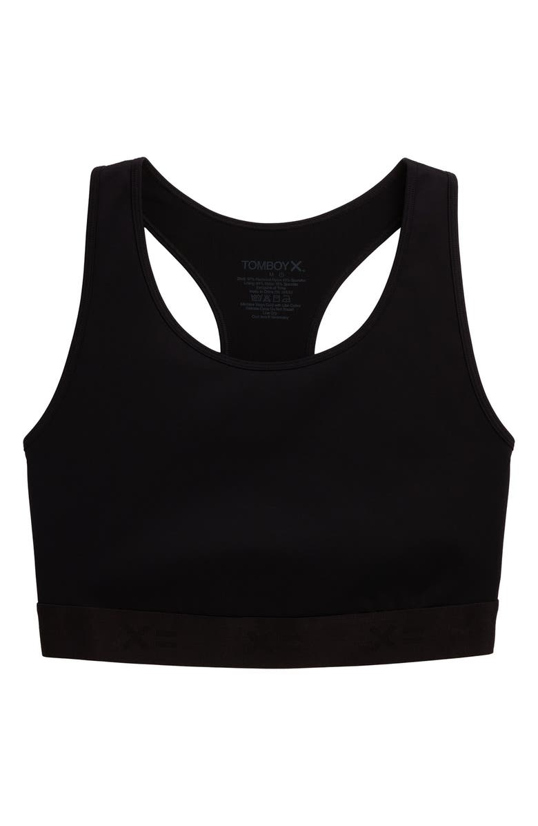 TomboyX Racerback Compression Top, Main, color, Black