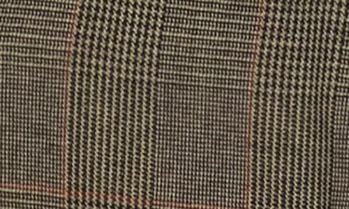 Frame Plaid Collarless Jacket In Multi
