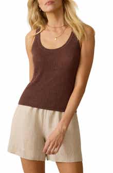 Faherty Miramar Linen & Organic Cotton Sweater Tank