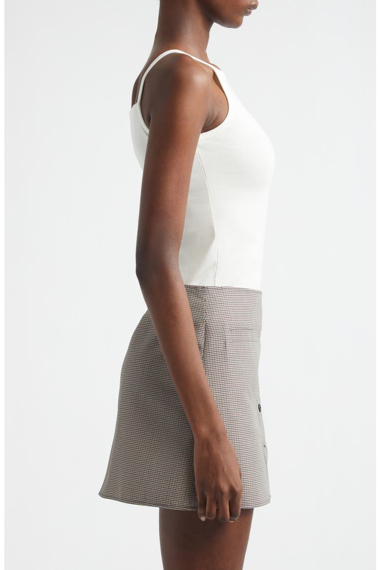 AC Logo Camisole, Alternate, color, LIGHT BONES/ HERITAGE WHITE