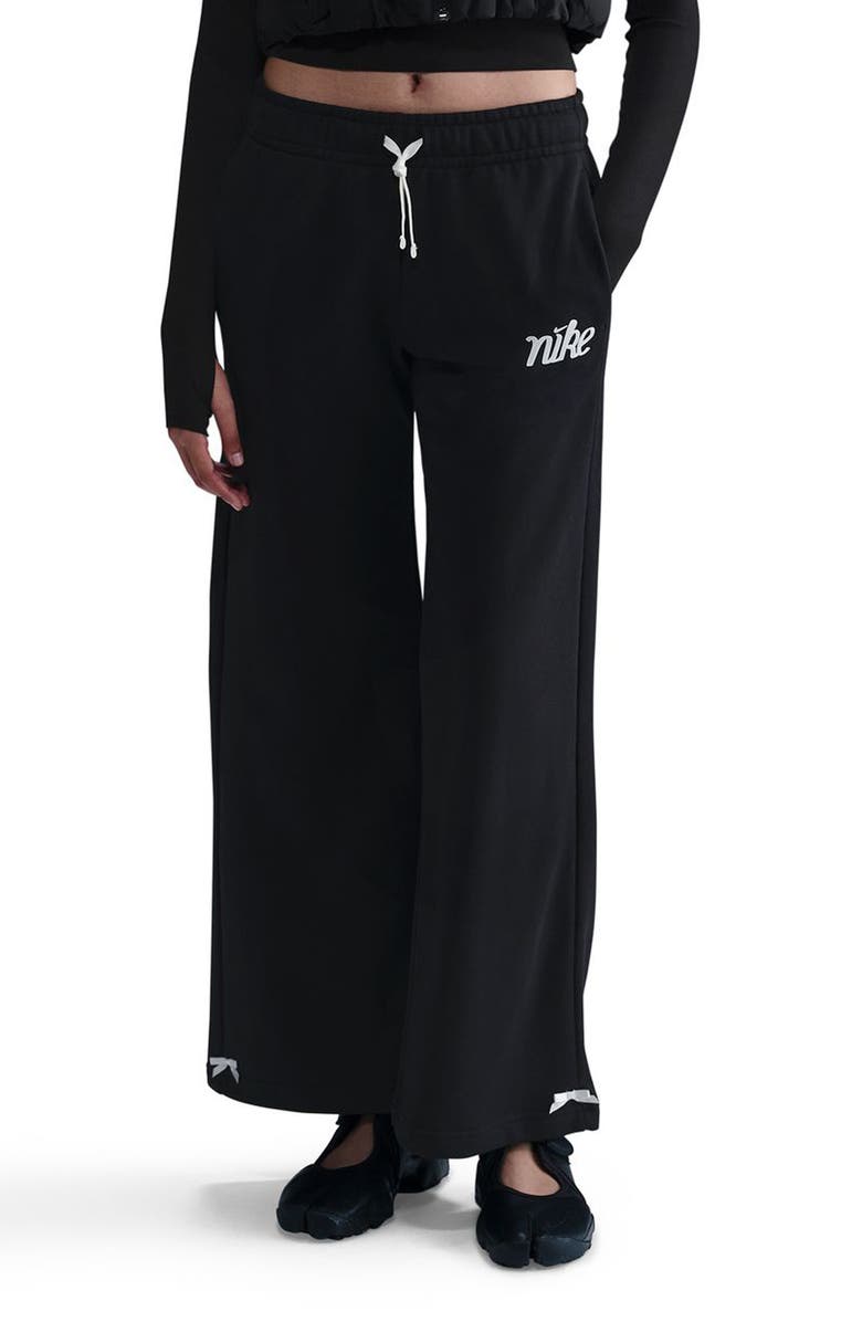 Nike Sportswear Club Fleece Sweatpants, Main, color, Black/ Sail