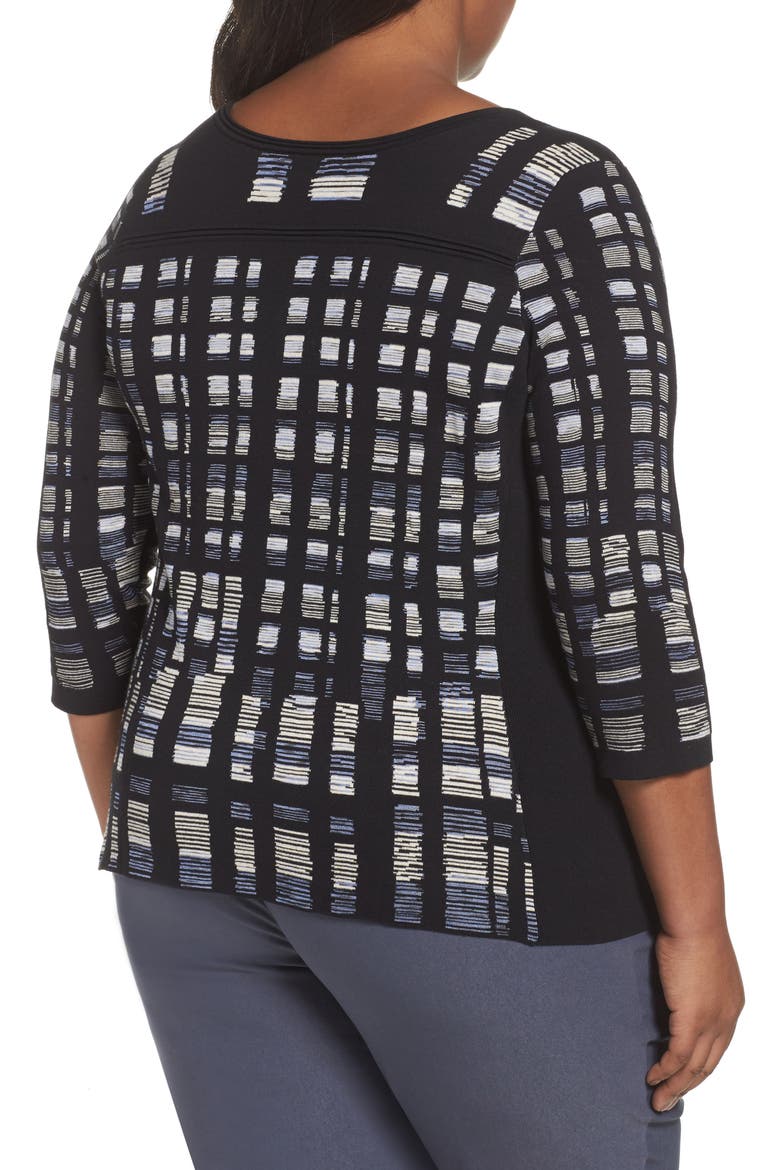 Crystal Cove Sweater, Alternate, color, BLACK MULTI