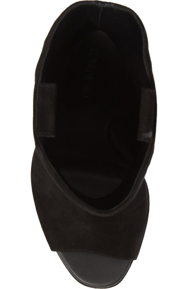 Balmain Clea Logo Embossed Bootie, Alternate, color,