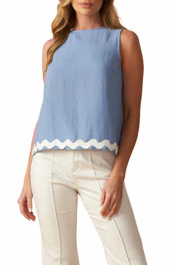 FLYING TOMATO Woven Sleeveless Top