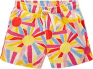 Mini Boden Kids' Cotton Blend Terry Cover-Up Shorts