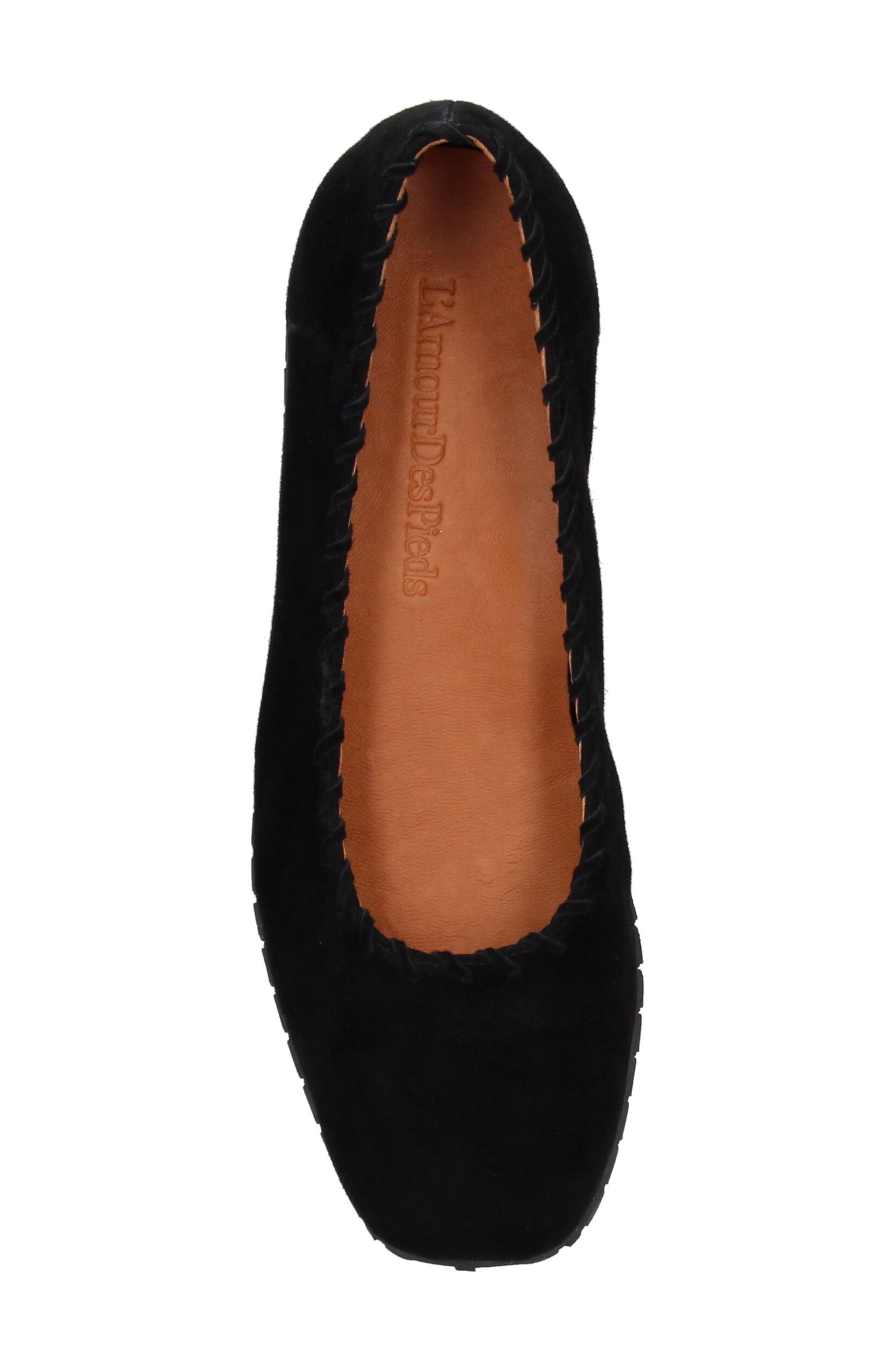 L'Amour des Pieds Tiffanie Flat, Alternate, color, Black