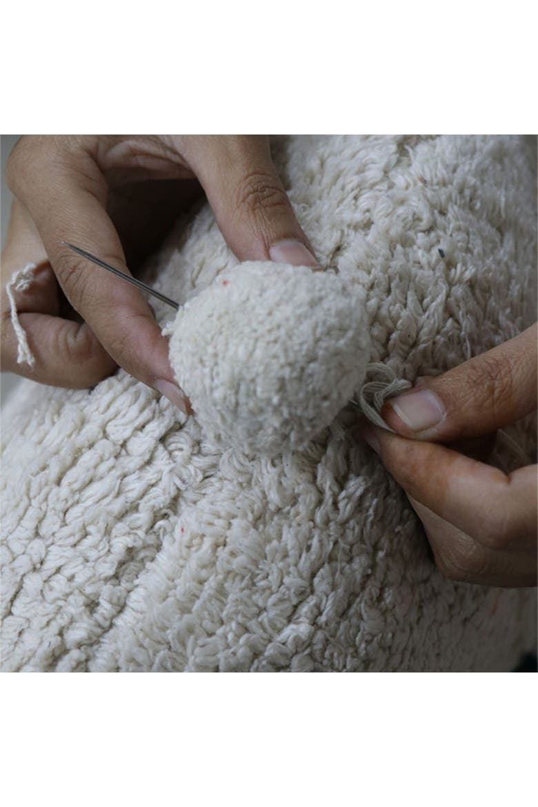 Floor cushion Bubbly, Alternate, color, Natural