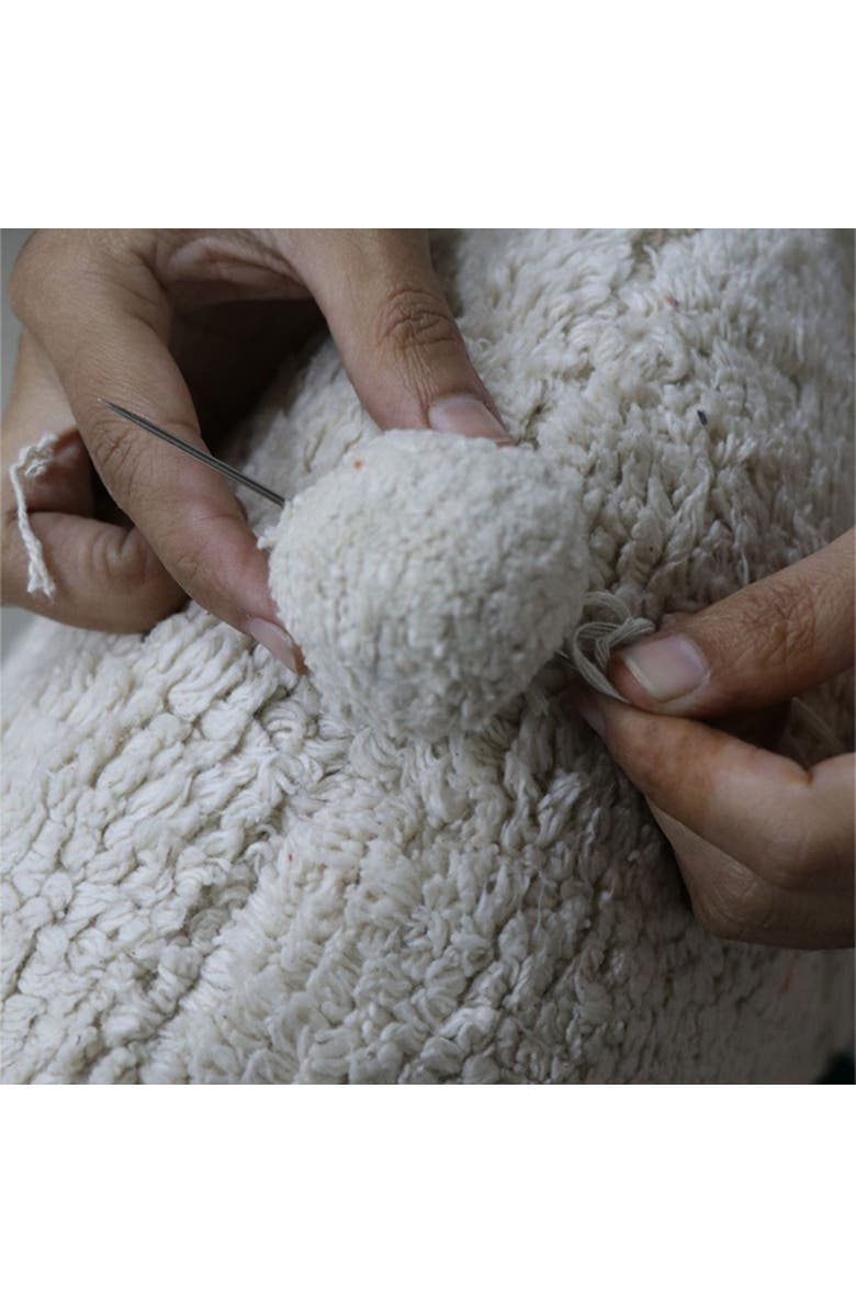 Lorena Canals Floor cushion Bubbly, Alternate, color, Natural