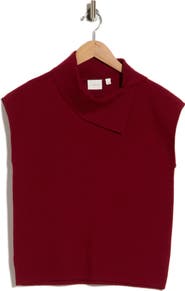 CYRUS Envelope Neck Sleeveless Sweater