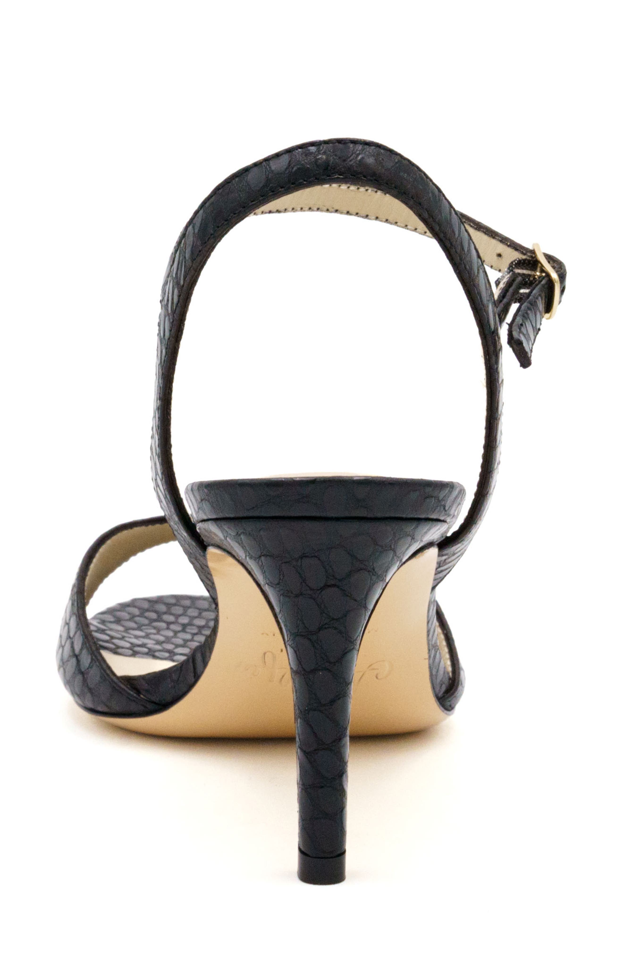 Amalfi by Rangoni Lapo Ankle Strap Sandal, Alternate, color, Black Alabama