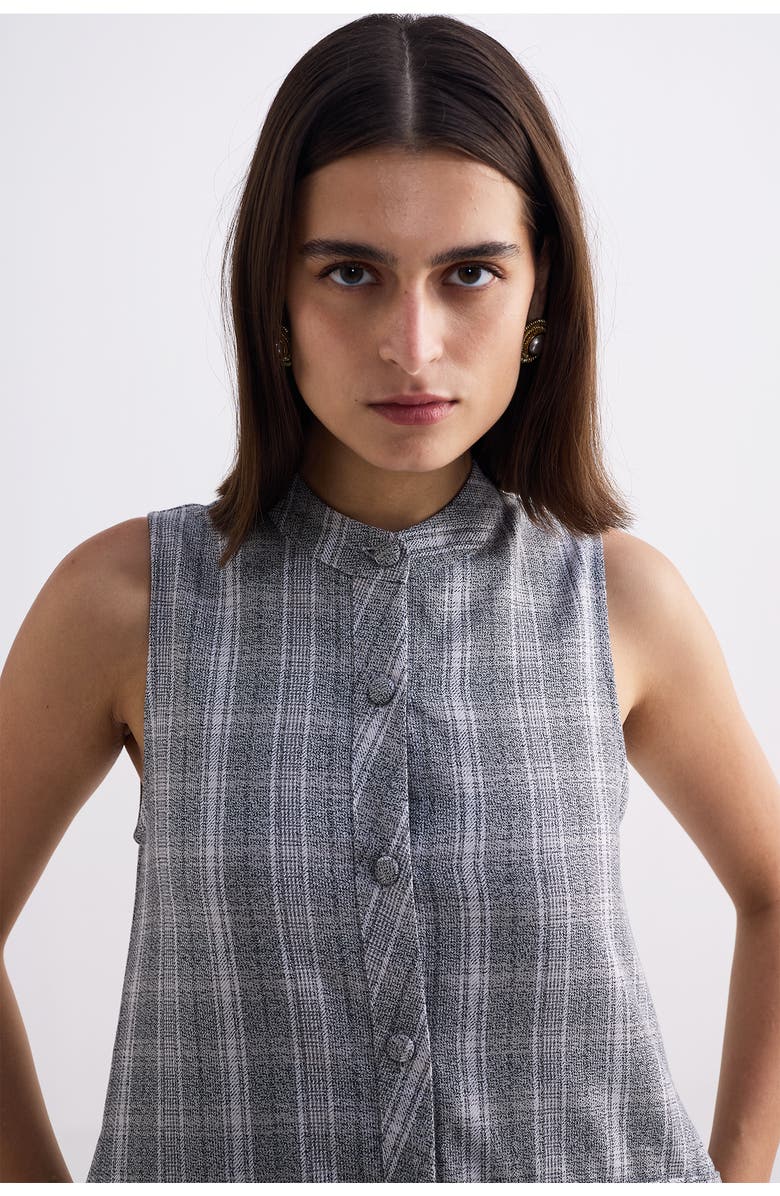 Reistor The Cotton Tweed Shift Dress, Alternate, color, Steel Breeze