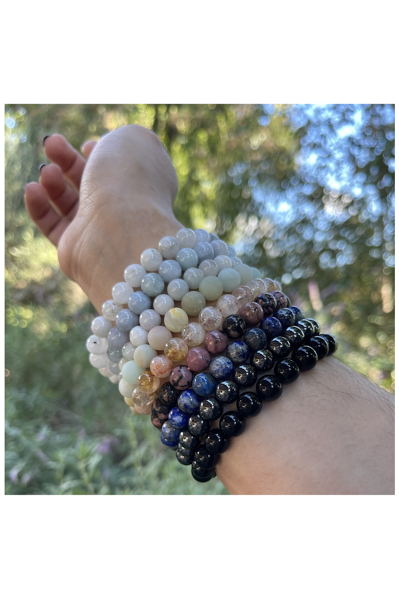 Crystal Healing Beaded Bracelet, Alternate, color, Jade