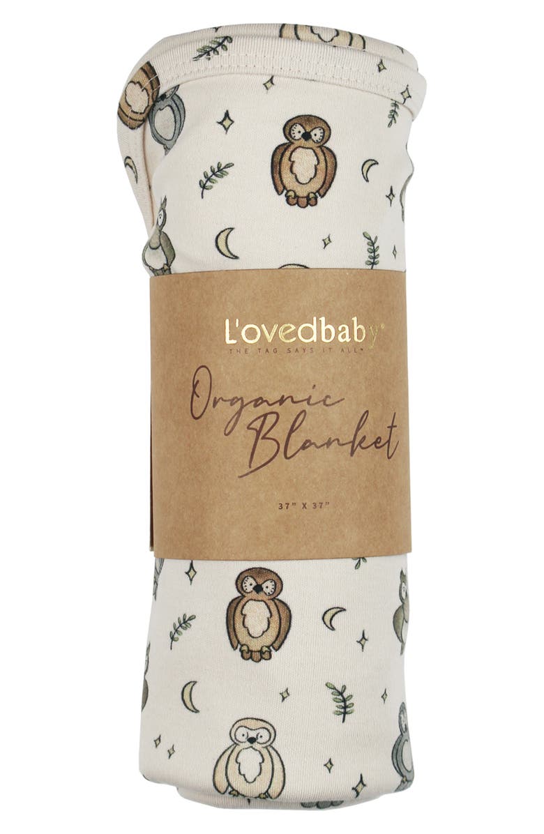 L'ovedbaby Organic Cotton Baby Blanket, Alternate, color, Owl Hoo?