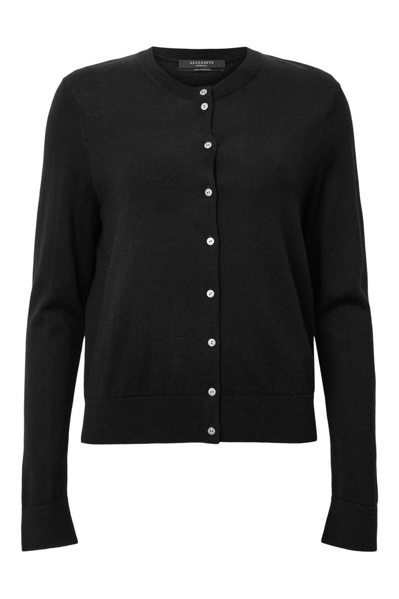 Anouk Cardigan, Alternate, color, BLACK