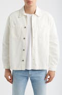 FRAME Cotton Blend Shirt Jacket