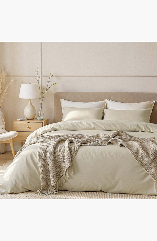 Italic Luxe Australian Sateen Pillowcase Set In Neutral