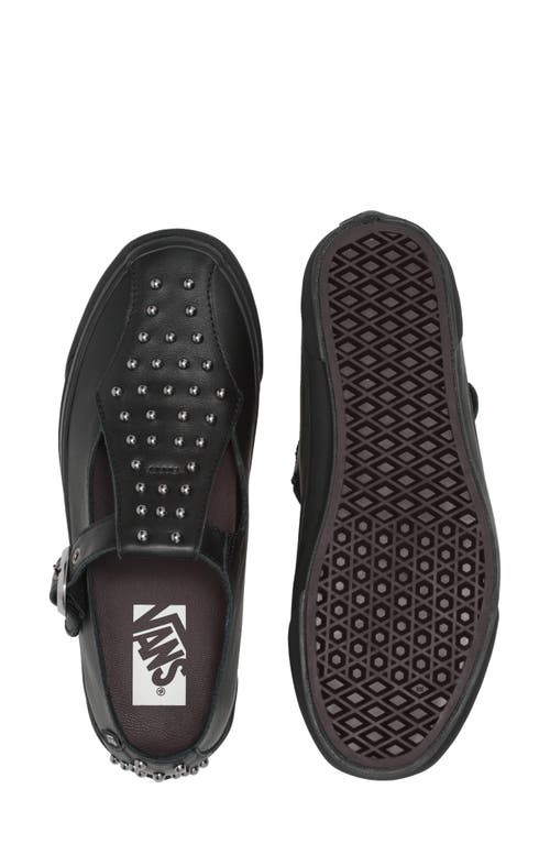 Shop Vans 93 Luxe Mary Jane Sneaker In Pearlized Black