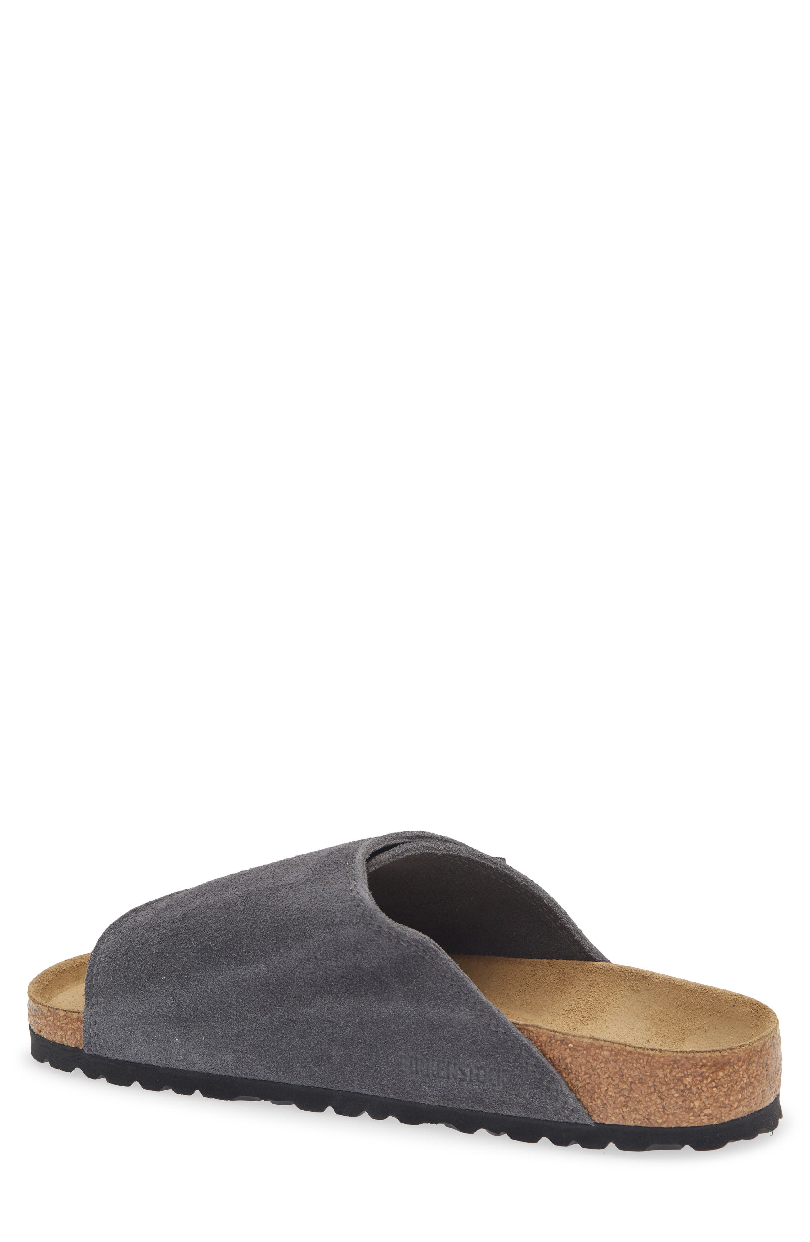Birkenstock Solana Slide Sandal, Alternate, color, Charcoal