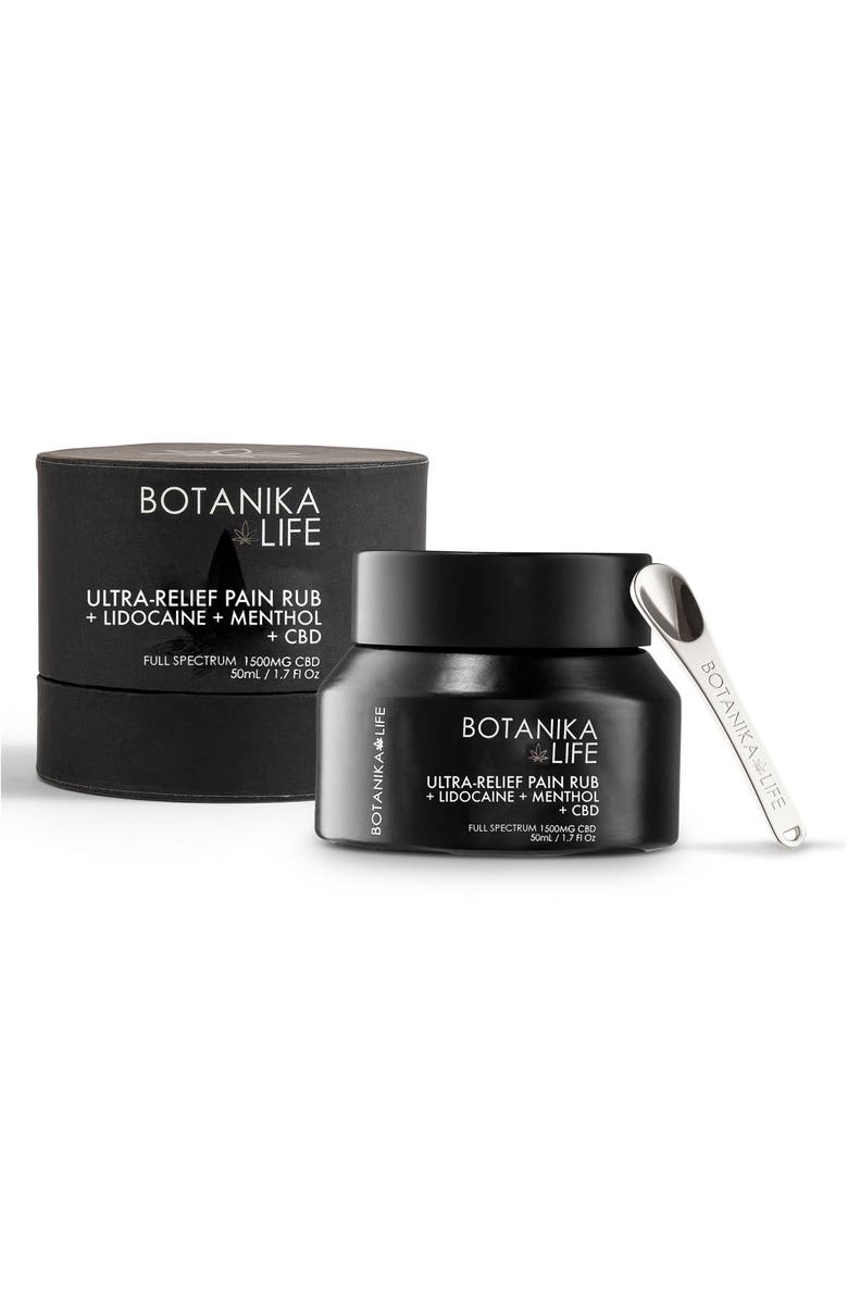 Botanika Life Ultra Relief Pain Rub Balm with CBD, Main, color, 
