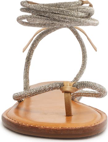 Kittie Glam Ankle Wrap Sandal