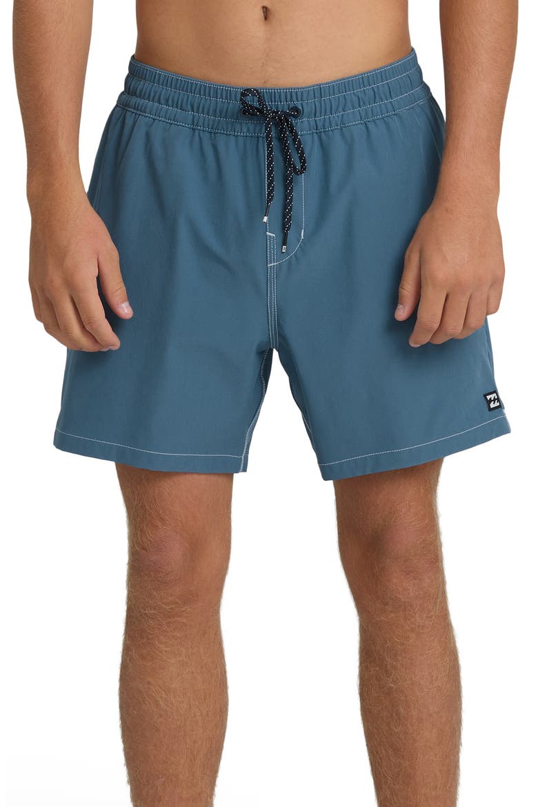 Lineup Solid LB Board Shorts, Main, color, REAL TEAL