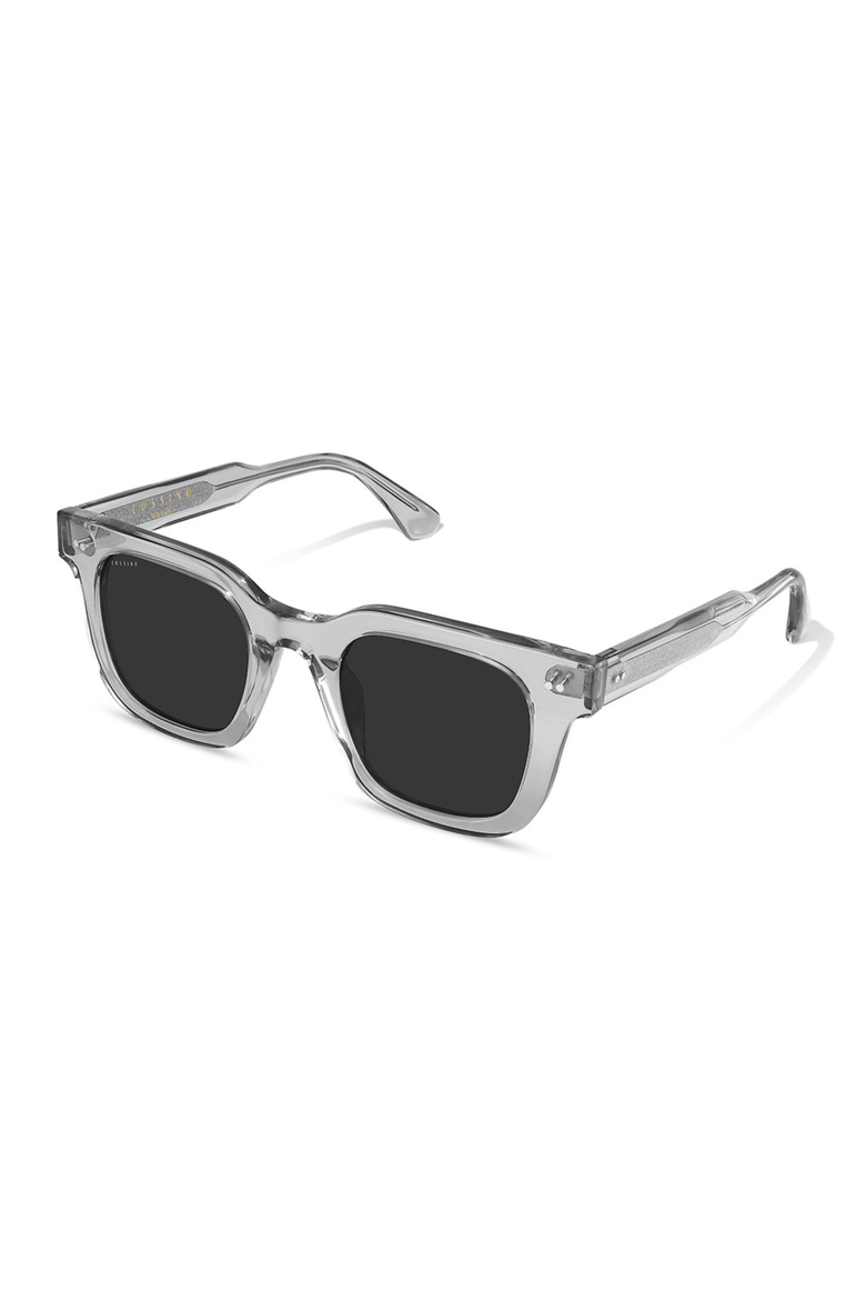 Cuadra 46mm Square Acetate Sunglasses, Alternate, color, Clear