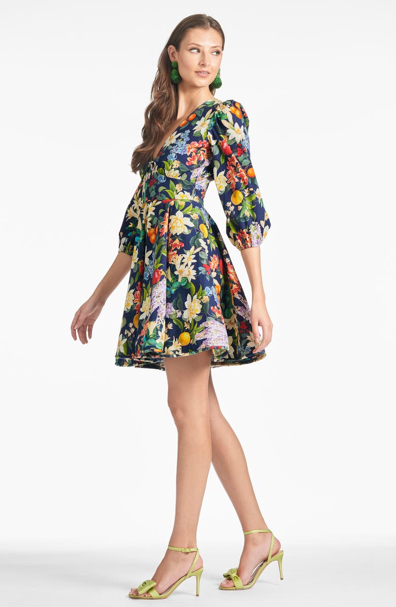 Sachin & Babi Dolce Floral Flare Minidress, Alternate, color, 
