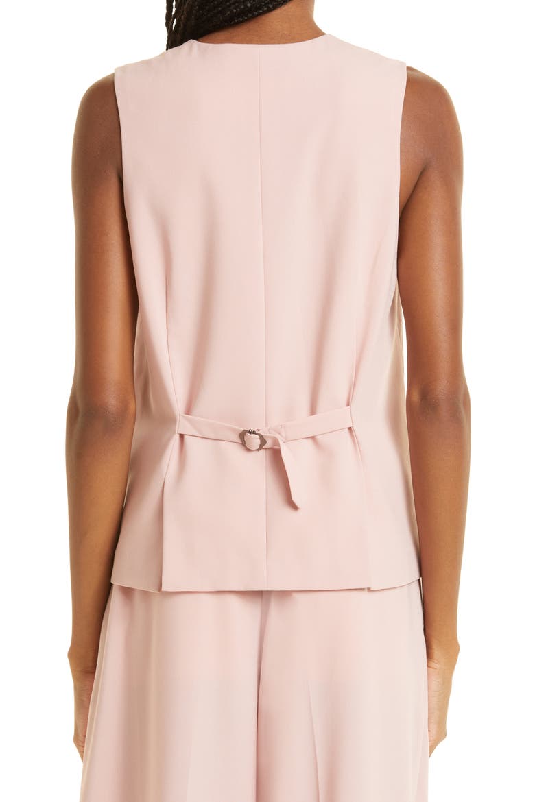 Anjelica Recycled Polyester Blend Vest, Alternate, color, PEACH SKIN