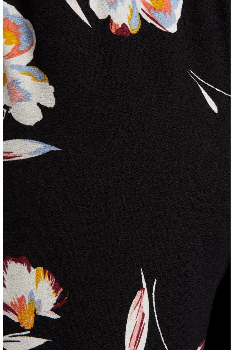 Wide Leg Crop Pants, Alternate, color, BLACK JESSICA FLORAL