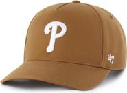 CARHARTT X 47 Men's Carhartt x '47  Brown Philadelphia Phillies Hitch Adjustable Hat