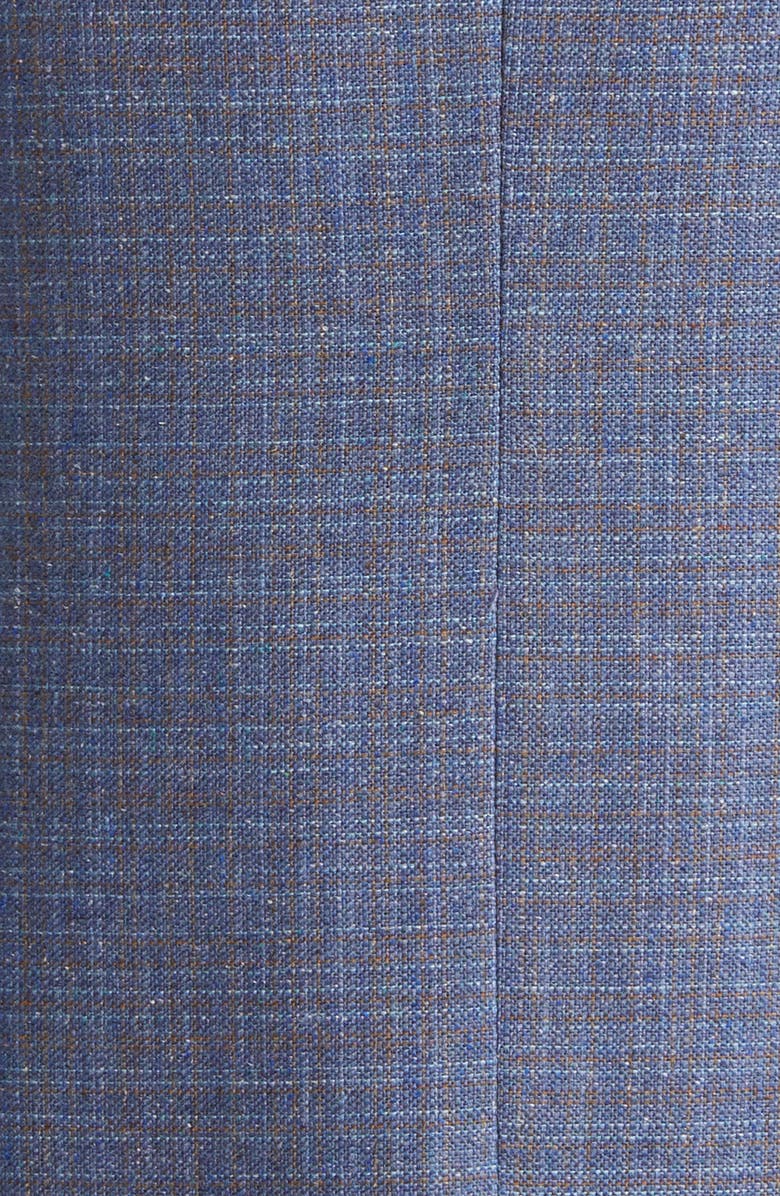 Canali Siena Plaid Silk Sport Coat, Alternate, color,