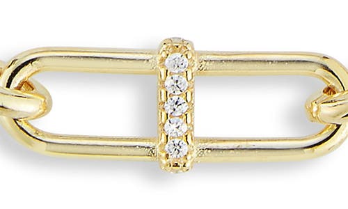 Sphera Milano Cz Chain Bracelet In Gold
