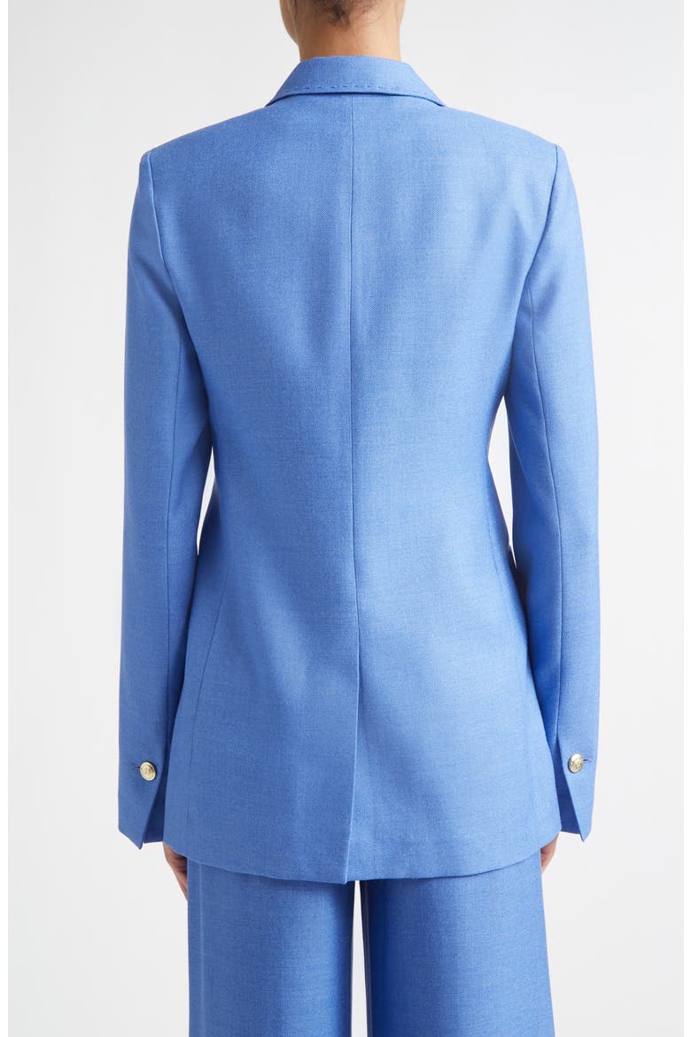 Wool & Silk Suit Jacket, Alternate, color, PERIWINKLE