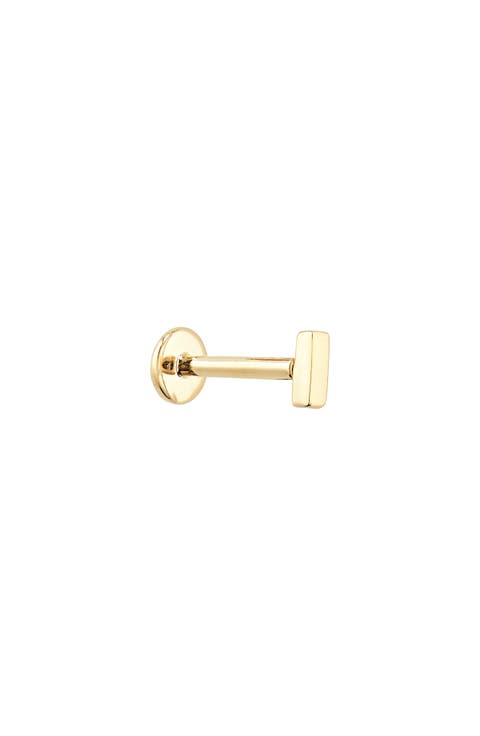 Bar Single Flat Back Stud