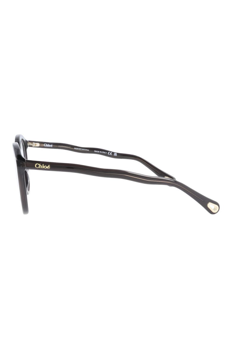 54mm Cat Eye Optical Glasses, Alternate, color, GREY GREY TRANSPARENT