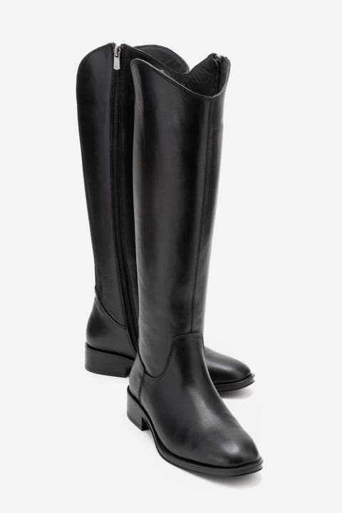 Ruiz Leather Knee High Boot (Women)