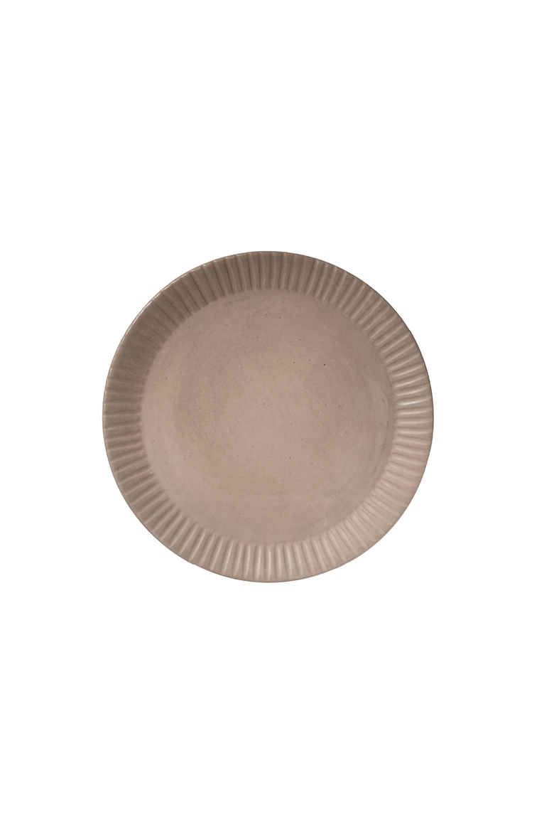 Earth Lines Dinner Plate - Set of 4, Main, color, Brown