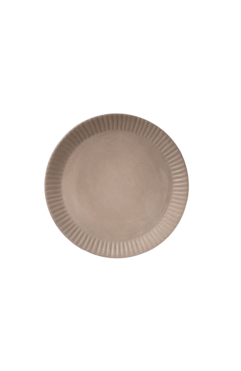 Une Vie Nomade Earth Lines Dinner Plate - Set of 4, Main, color, Brown