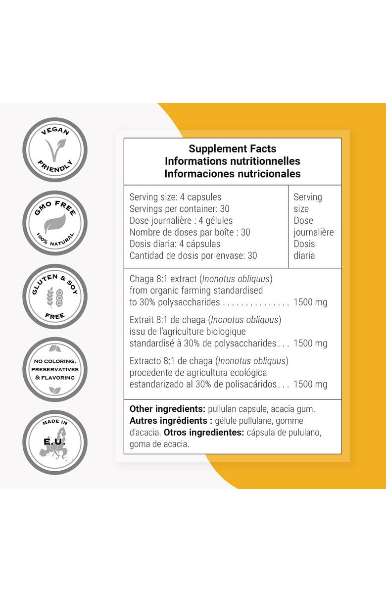 SuperSmart Organic Chaga Extract, Alternate, color, NO COLOR