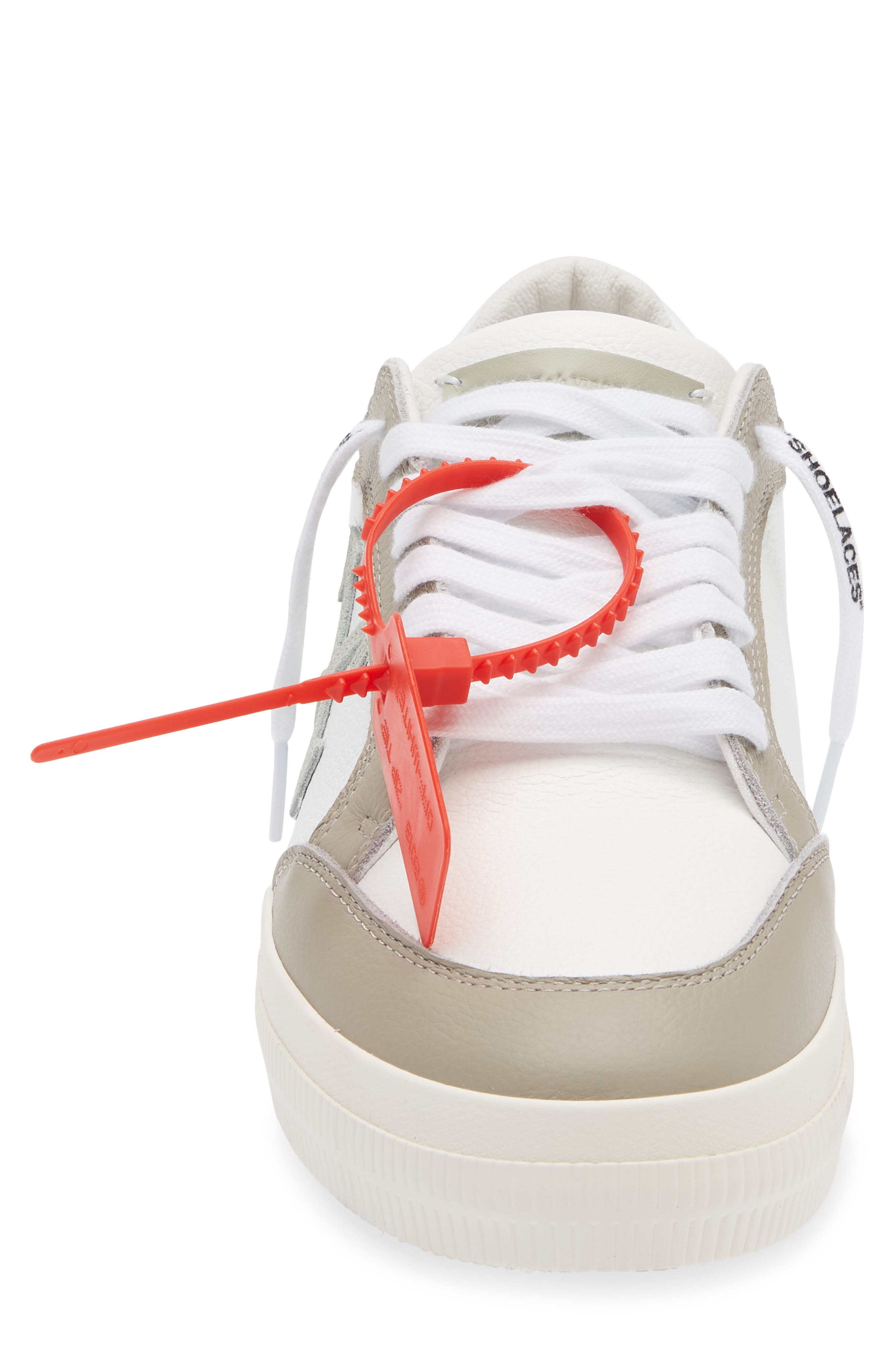 Off-White Low Vulcanized Sneaker, Alternate, color, White - Sage